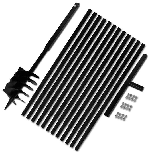 Ground Drill with Handle 180 mm with Extension Tube 13 m Steel Ground Drill with Handle 180 mm with Extension Tube 13 m Steel