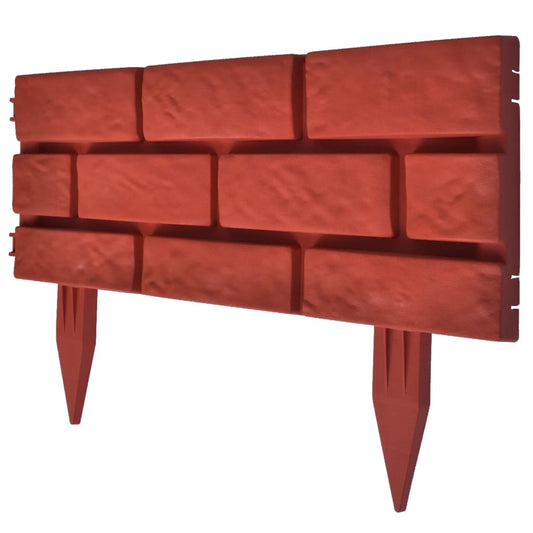 Lawn Divider with Brick Design 11 pcs Lawn Divider with Brick Design 11 pcs