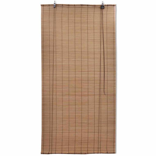 Brown Bamboo Roller Blinds 80 x 160 cm Brown Bamboo Roller Blinds 80 x 160 cm