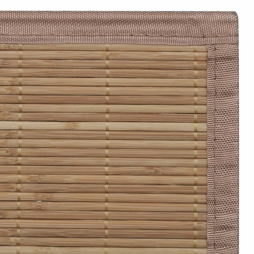 Carpet | Brown | Bamboo, Polypropylene, PVC | 150 x 200 cm | Area Rugs