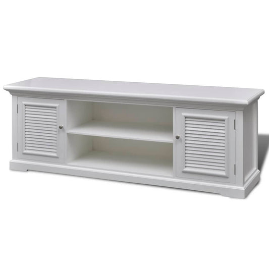 TV Stand White Wood TV Stand White Wood