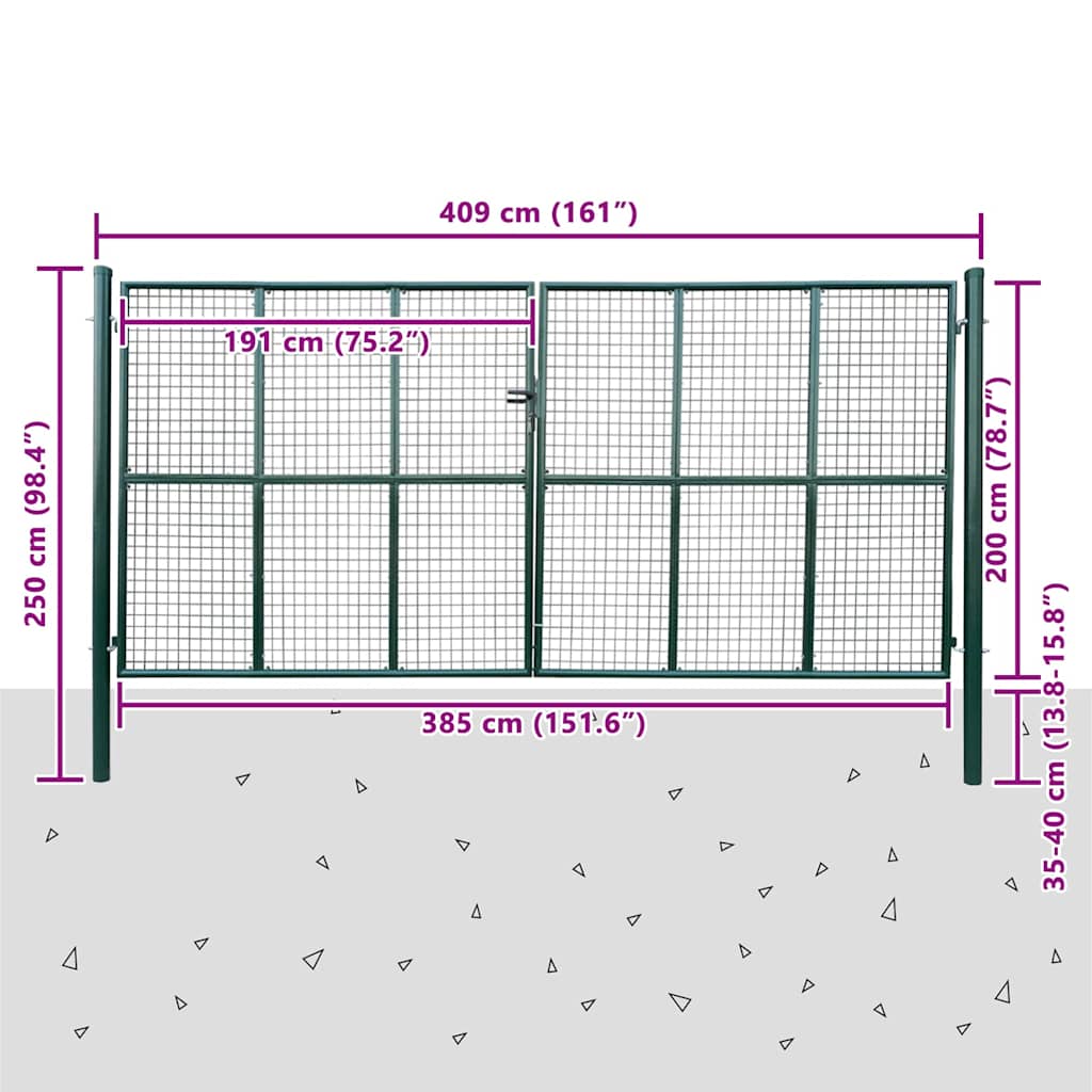 Mesh Garden Gate 400x200 cm