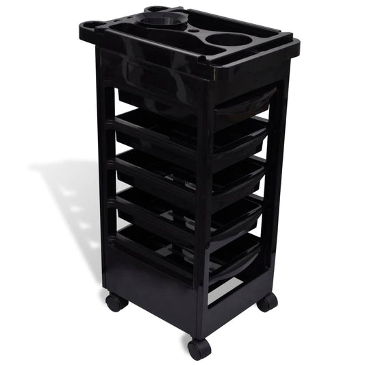 Hair Salon Plastic Trolley with Wheels Hair Salon Plastic Trolley with Wheels