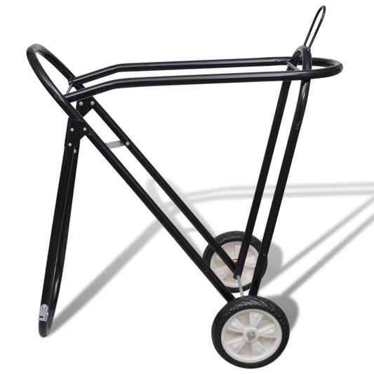 Metal Foldable Saddle Rack with Wheels Metal Foldable Saddle Rack with Wheels