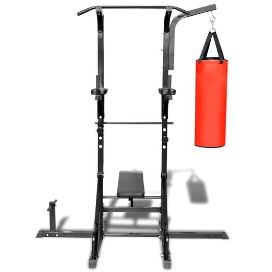 Power Tower with Sit-up Bench and Boxing Bag Power Tower with Sit-up Bench and Boxing Bag