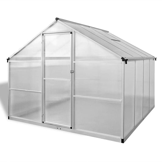 Reinforced Aluminium Greenhouse with Base Frame 6,05 m² Reinforced Aluminium Greenhouse with Base Frame 6,05 m²
