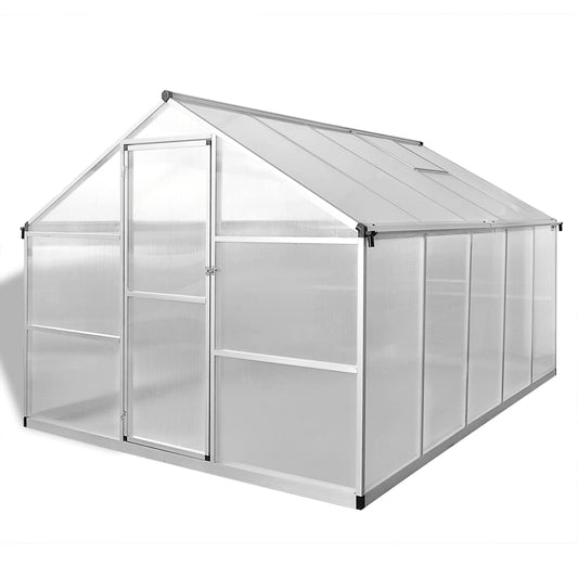Reinforced Aluminium Greenhouse with Base Frame 7,55 m² Reinforced Aluminium Greenhouse with Base Frame 7,55 m²