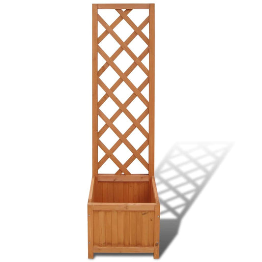 Garden Planter | Brown | Solid Wood | Medium | Durable | Garden Planter Garden Planter | Brown | Solid Wood | Medium | Durable | Garden Planter