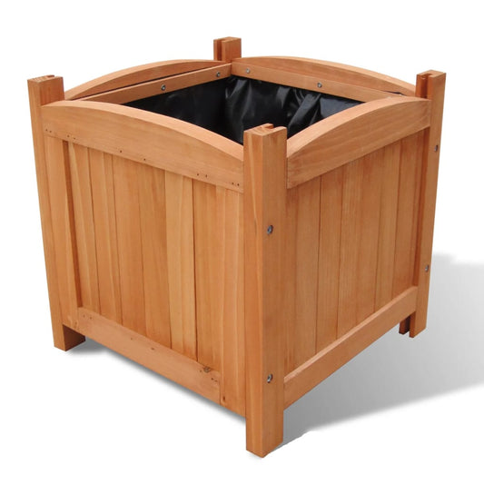 Wooden Raised Bed 30 x 30 x 30 cm Set of 2 Wooden Raised Bed 30 x 30 x 30 cm Set of 2