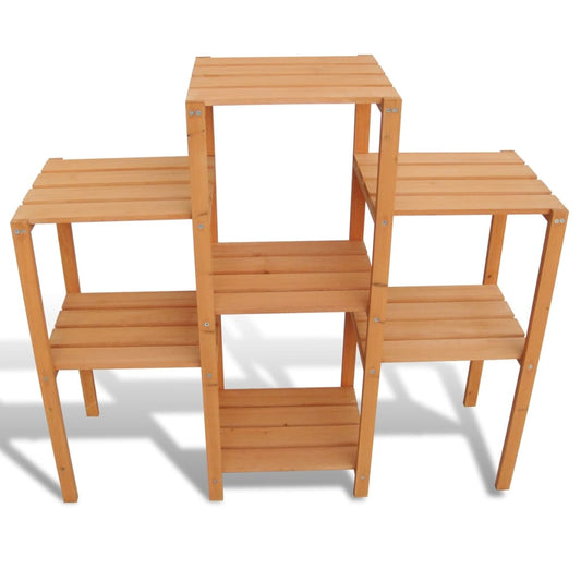 Planter | Brown | Solid fir wood | 97x31x87 cm | Shelving | Plant Stand Planter | Brown | Solid fir wood | 97x31x87 cm | Shelving | Plant Stand