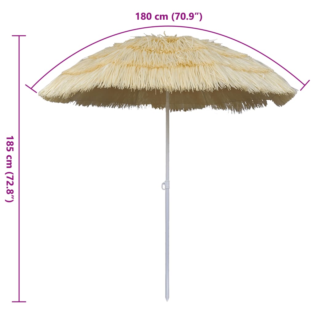 Beach Parasol | Beige | Polyester | Medium | Tiltable | Beach Parasol