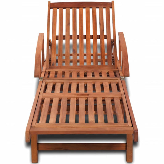 41446 vidaXL Sun Lounger Solid Acacia Wood 41446 vidaXL Sun Lounger Solid Acacia Wood