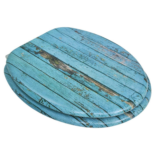 Toilet Seat with MDF Lid Old Wood Design Toilet Seat with MDF Lid Old Wood Design