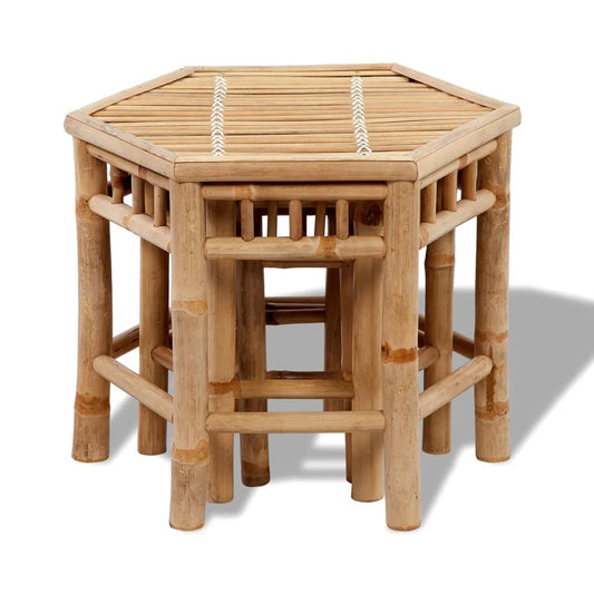 Garden Stools 3 pcs Bamboo Garden Stools 3 pcs Bamboo