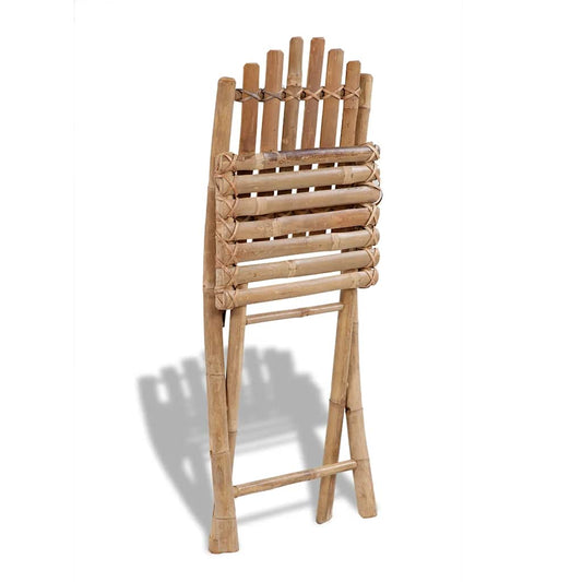5 Piece Folding Outdoor Dining Set Bamboo 5 Piece Folding Outdoor Dining Set Bamboo