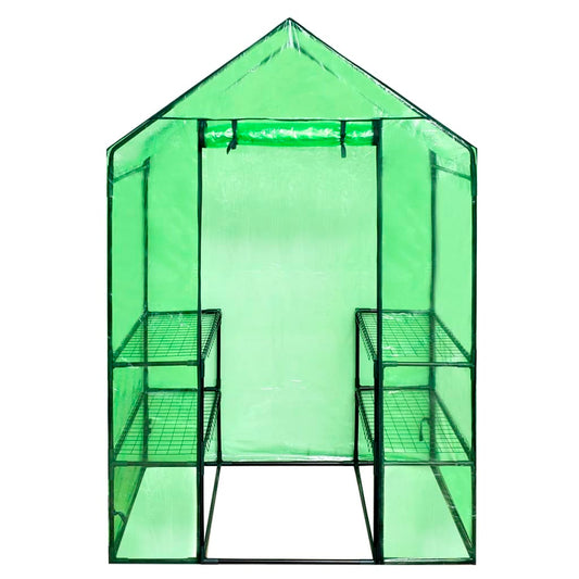 Greenhouse | Transparent green | Powder-coated steel | 120 x 80 x 190 cm Greenhouse | Transparent green | Powder-coated steel | 120 x 80 x 190 cm