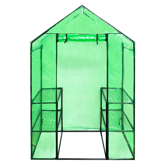 Walk-in Greenhouse with 4 Shelves Walk-in Greenhouse with 4 Shelves