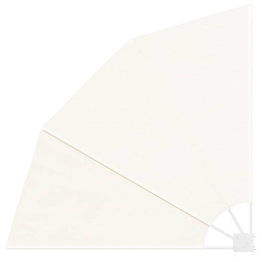 Collapsible Balcony Side Awning Cream 140x140 cm Collapsible Balcony Side Awning Cream 140x140 cm