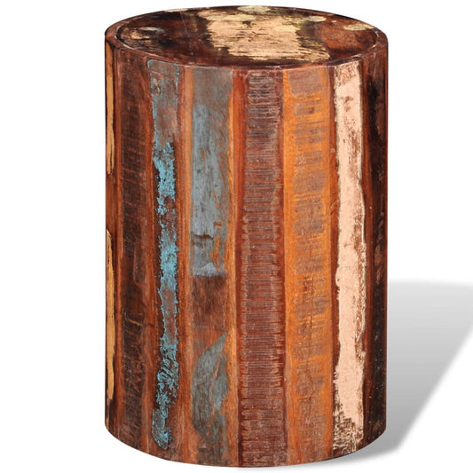 Stool | Multicoloured | Reclaimed solid wood | 45 x 30 cm | Durable Stool | Multicoloured | Reclaimed solid wood | 45 x 30 cm | Durable