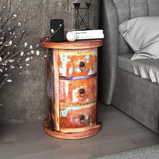 Reclaimed Cabinet with 3 Drawers Solid Wood Reclaimed Cabinet with 3 Drawers Solid Wood