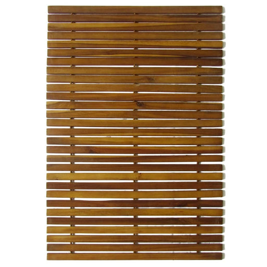 2 pcs Acacia Bath Mat 80 x 50 cm 2 pcs Acacia Bath Mat 80 x 50 cm