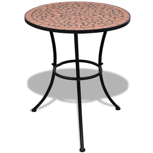 3 Piece Bistro Set Ceramic Tile Terracotta 3 Piece Bistro Set Ceramic Tile Terracotta