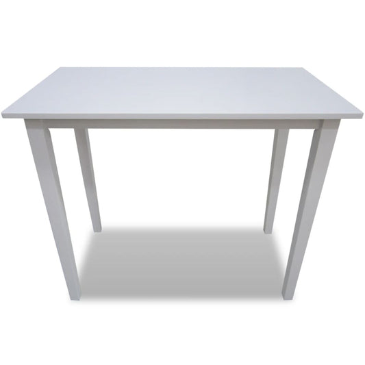 Bar Table | White | Rubberwood legs | 110 cm L x 60 cm W x 90.8 cm H Bar Table | White | Rubberwood legs | 110 cm L x 60 cm W x 90.8 cm H