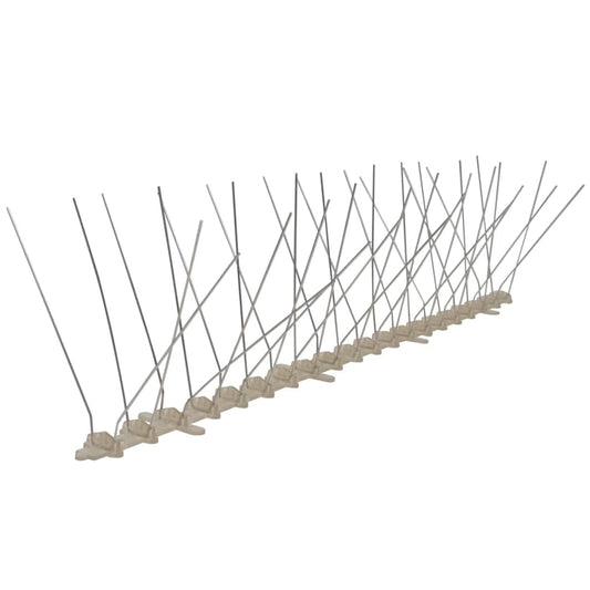 4-row Plastic Bird & Pigeon Spikes Set of 6 3 m 4-row Plastic Bird & Pigeon Spikes Set of 6 3 m