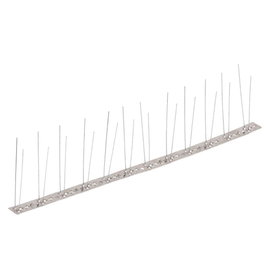 2-row Stainless Steel Bird & Pigeon Spikes Set of 6 3 m 2-row Stainless Steel Bird & Pigeon Spikes Set of 6 3 m