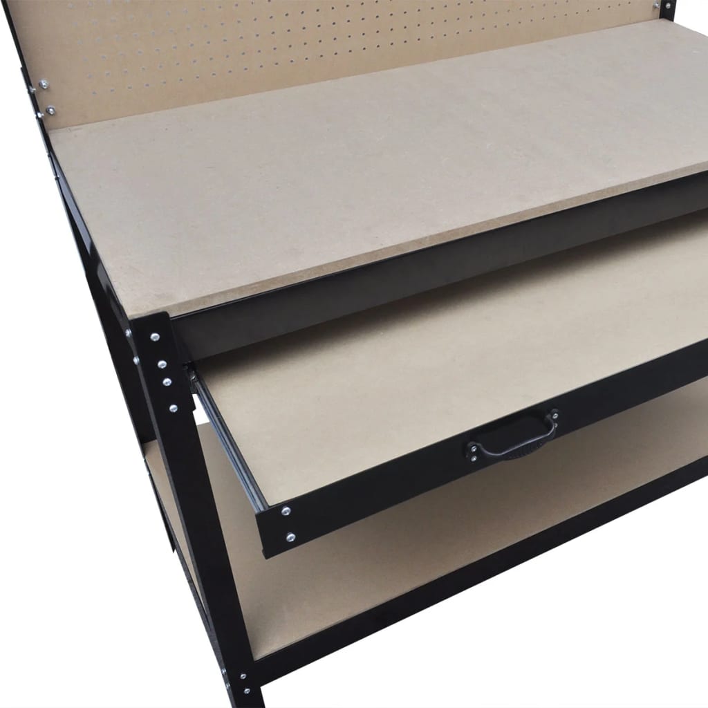 141769 Workbench with Pegboard and Drawer