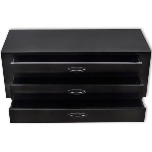Metal Tool Chest 3 Drawers Black Metal Tool Chest 3 Drawers Black