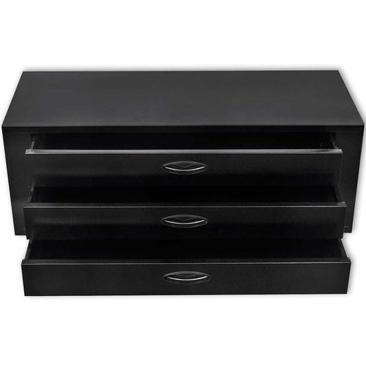Metal Tool Chest 3 Drawers Black Metal Tool Chest 3 Drawers Black