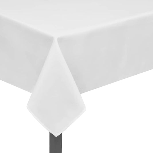 5 Tablecloths White 250 x 130 cm 5 Tablecloths White 250 x 130 cm