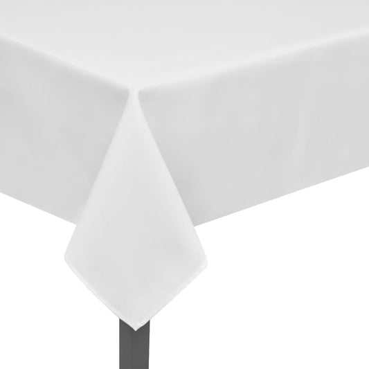 5 Tablecloths White 250 x 130 cm 5 Tablecloths White 250 x 130 cm