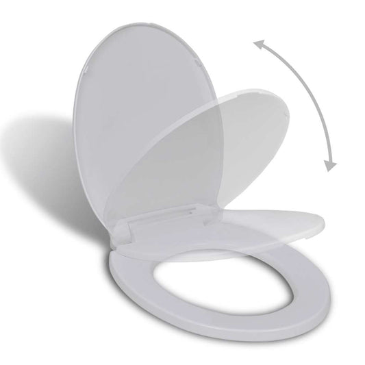 Soft-close Toilet Seat White Oval Soft-close Toilet Seat White Oval