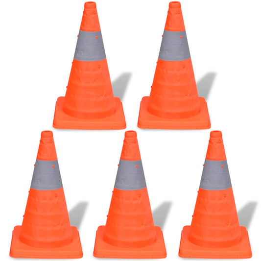 5 Pop-up Traffic Cones 42 cm 5 Pop-up Traffic Cones 42 cm