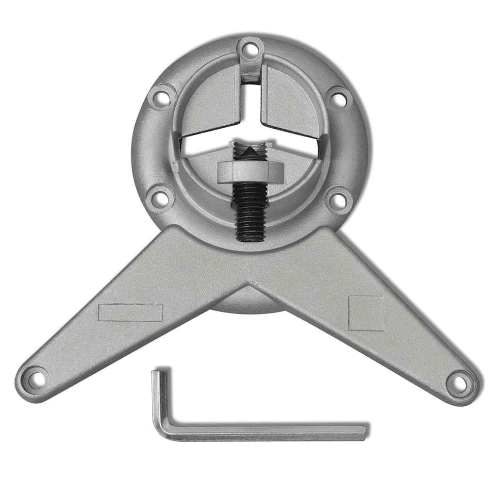 4 Height Adjustable Table Legs Chrome 710 mm