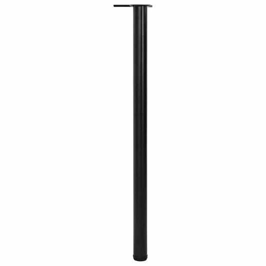 4 Height Adjustable Table Legs Black 1100 mm 4 Height Adjustable Table Legs Black 1100 mm