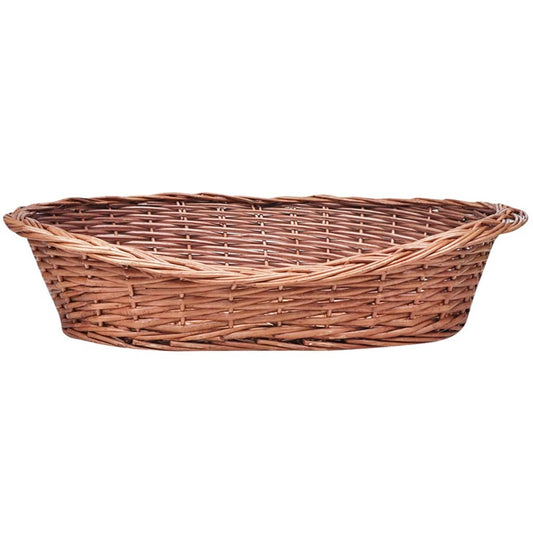Dog Basket | Natural | Willow | 70 cm | Light Weight | Dog Basket | Oval Dog Basket | Natural | Willow | 70 cm | Light Weight | Dog Basket | Oval
