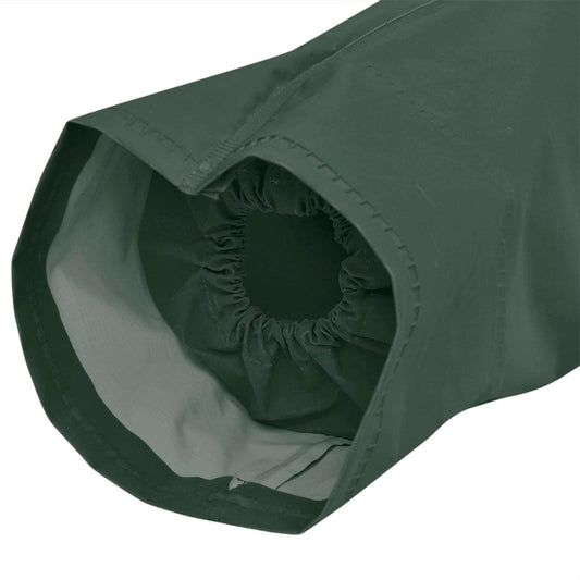 Waterproof Heavy-duty Long Raincoat with Hood Green L Waterproof Heavy-duty Long Raincoat with Hood Green L