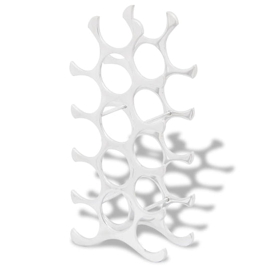 Wine Stand for 15 Bottles Silver Aluminium Wine Stand for 15 Bottles Silver Aluminium