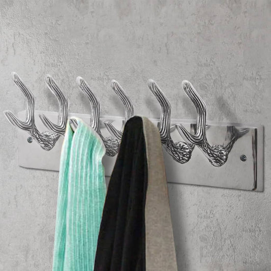 Aluminium Wardrobe Hook Coat Rack Hat/Tie Hanger Silver Aluminium Wardrobe Hook Coat Rack Hat/Tie Hanger Silver