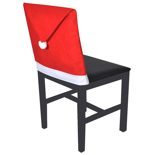 6 Santa Claus Hat Chair Back Covers 6 Santa Claus Hat Chair Back Covers