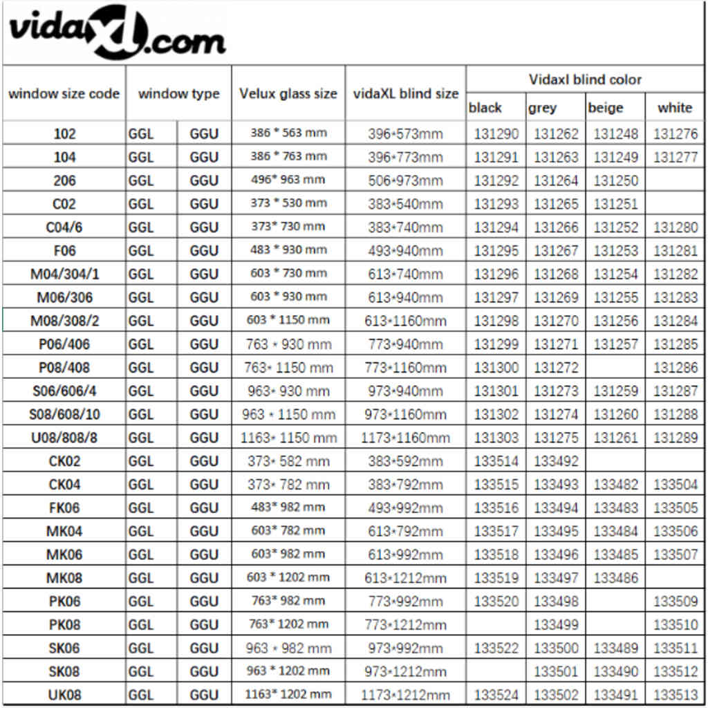 Blackout Roller Blinds Beige U08/808 GGL and GGU