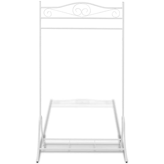 242999 vidaXL Clothing Rack White Steel 242999 vidaXL Clothing Rack White Steel