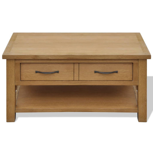 Coffee Table 88x53x45 cm Solid Oak Wood Coffee Table 88x53x45 cm Solid Oak Wood