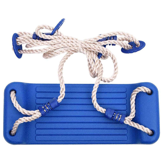 Swing Seats with Ropes 2 pcs Blue 38x16 cm PE Swing Seats with Ropes 2 pcs Blue 38x16 cm PE