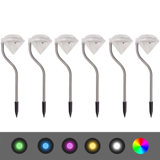 Solar LED Garden Lights 6 pcs 9x7.8x29.5 cm Solar LED Garden Lights 6 pcs 9x7.8x29.5 cm