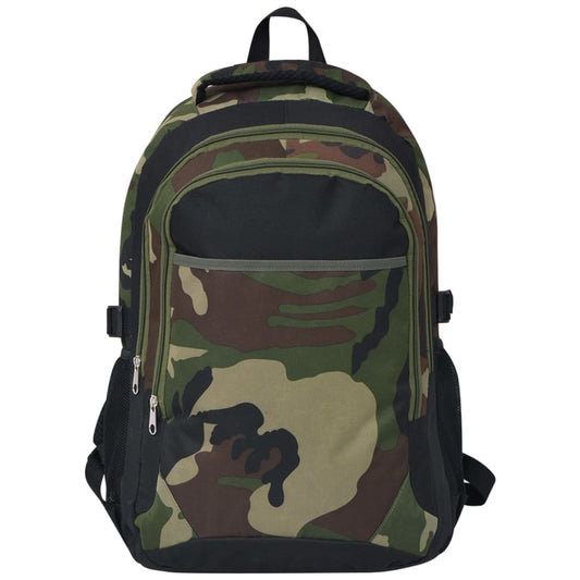 School Backpack 40 L Black and Camouflage School Backpack 40 L Black and Camouflage
