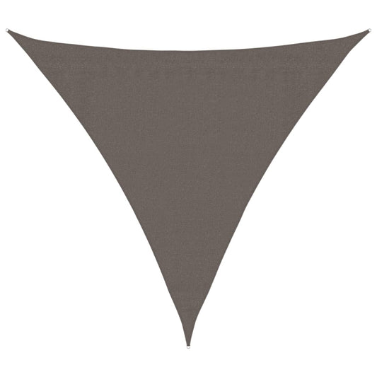 Sunshade Sail HDPE Triangular 3.6x3.6x3.6 m Anthracite Sunshade Sail HDPE Triangular 3.6x3.6x3.6 m Anthracite